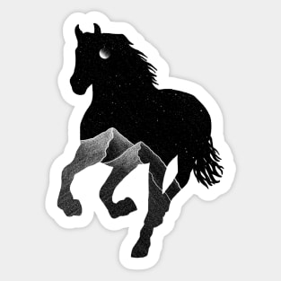 Cosmic Horse Sticker